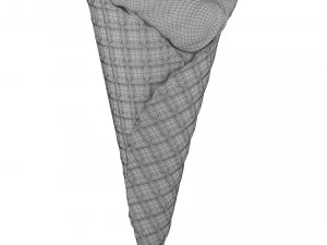 ice cream cone 01 3D Model