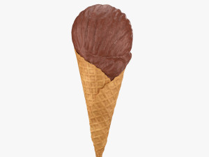 ice cream cone 02 3D Model
