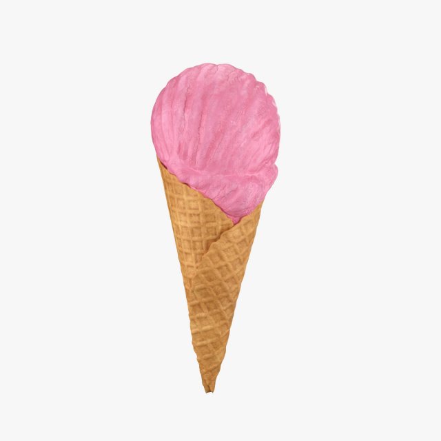 ice cream cone 03 3D 模型 .c4d .max .obj .3ds .fbx .stl .blend 
