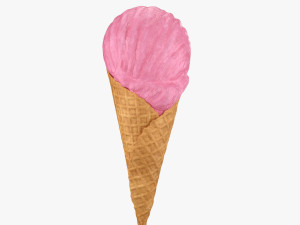 ice cream cone 03 3D Model
