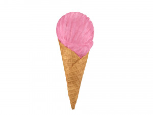 ice cream cone 03 3D 模型
