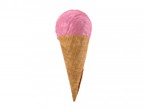 ice cream cone 03 3D 模型
