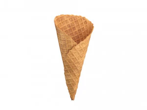 cono gelato vuoto Modello 3D