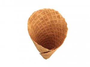 cono gelato vuoto Modello 3D