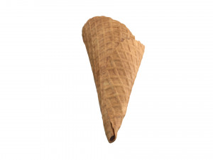 empty ice cream cone Modèle 3D