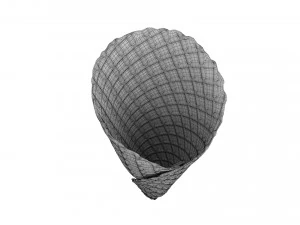 cono gelato vuoto Modello 3D