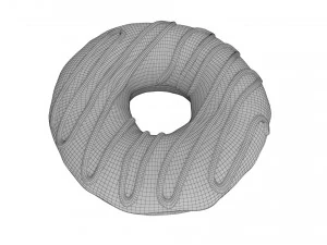 도넛 04 3D 모델