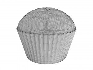 cupcake 01 Modelo 3D