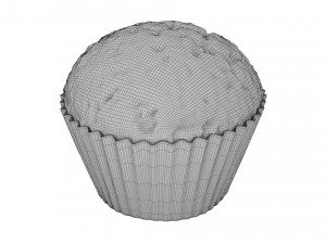 cupcake 01 Modelo 3D