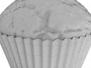cupcake 01 Modelo 3D