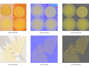 kue mangkuk 03 Model 3D