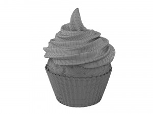 cupcake 03 3D 모델