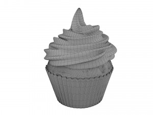 cupcake 03 3D 모델