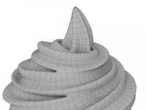 kue mangkuk 03 Model 3D