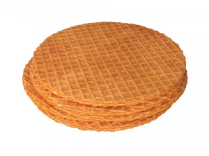 caramel waffle 3D Model