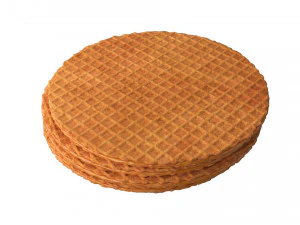 caramel waffle 3D Model