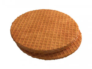 caramel waffle 3D Model