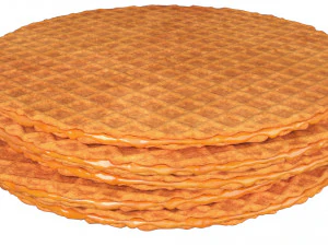 caramel waffle 3D Model