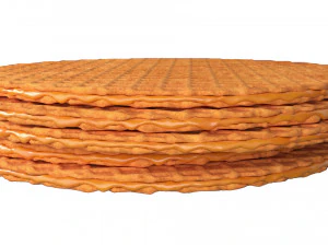 caramel waffle 3D Model