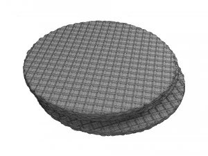 caramel waffle 3D Model