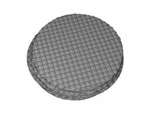 caramel waffle 3D Model