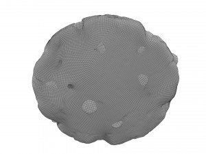chocolate chip cookie 01 Model 3D