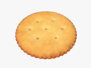 kerupuk berbentuk bulat Model 3D