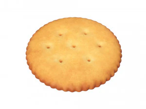 runder Cracker 3D Modell