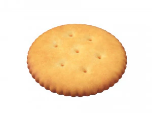 runder Cracker 3D Modell