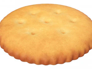 runder Cracker 3D Modell
