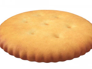 runder Cracker 3D Modell