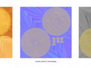 runder Cracker 3D Modell