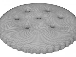 runder Cracker 3D Modell