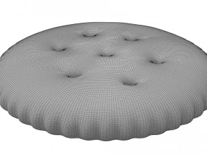 runder Cracker 3D Modell