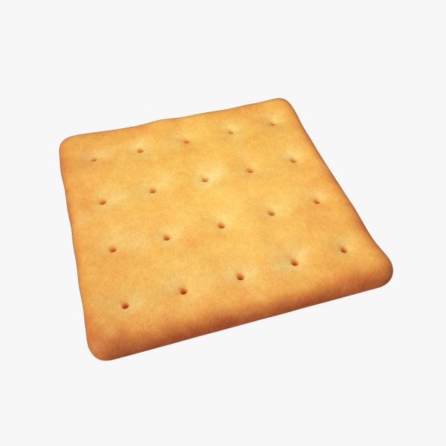 square cracker 3D Модель .c4d .max .obj .3ds .fbx .stl .blend 