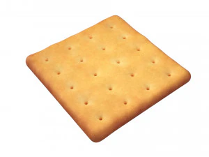 galleta cuadrada Modelo 3D