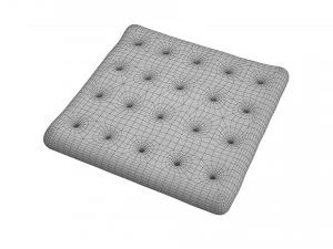 galleta cuadrada Modelo 3D