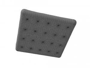 galleta cuadrada Modelo 3D