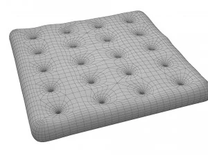 galleta cuadrada Modelo 3D