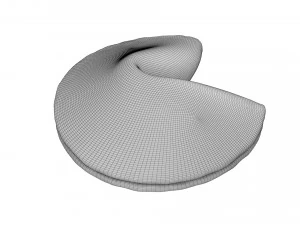 biscuit chinois Modèle 3D