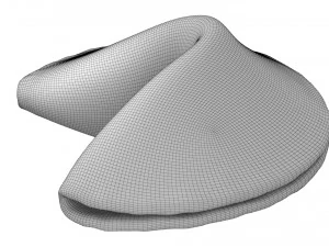 biscuit chinois Modèle 3D