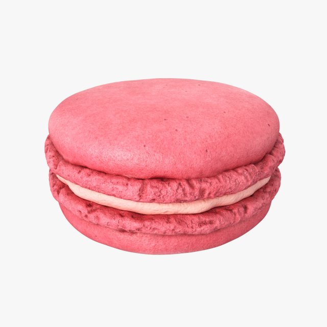 macaron 01 3Dモデル .c4d .max .obj .3ds .fbx .stl .blend 