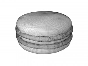 macaron 01 3Dモデル