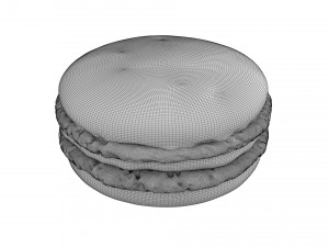 macaron 01 3Dモデル