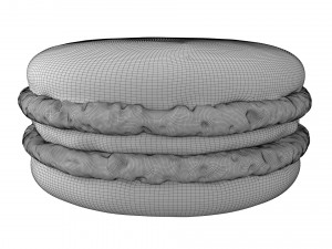macaron 01 3Dモデル