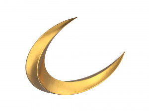 crescent moon 3D Модель