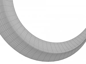 crescent moon 3D Model