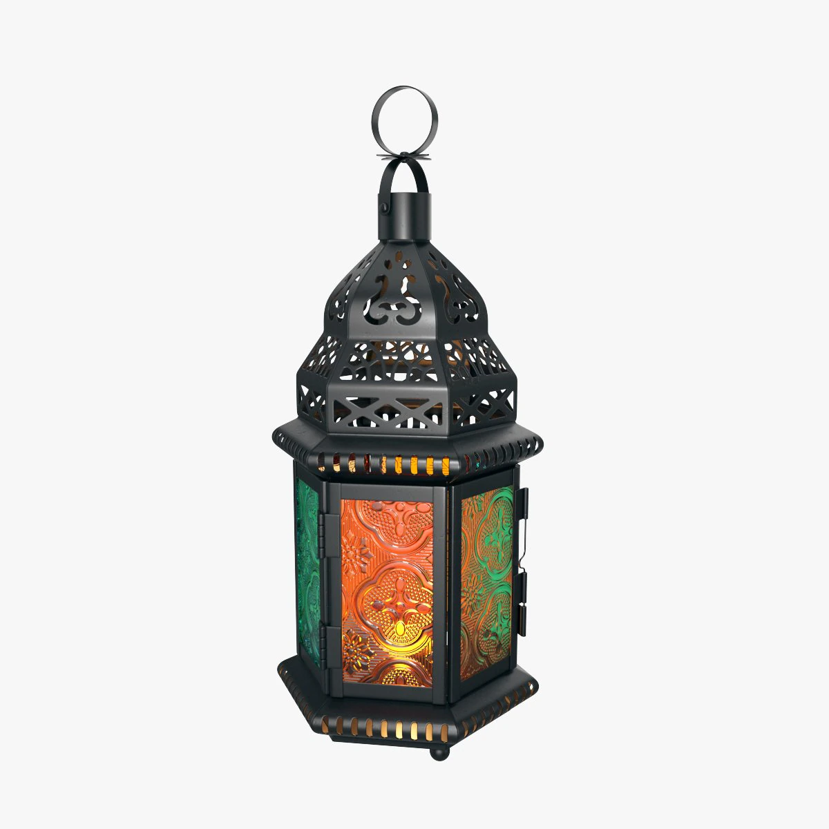 moroccan lantern 01 3D Model .c4d .max .obj .3ds .fbx .stl .blend