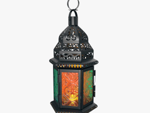 moroccan lantern 01 3D Model