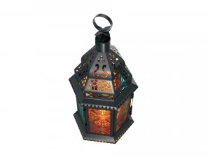 moroccan lantern 01 3D Model